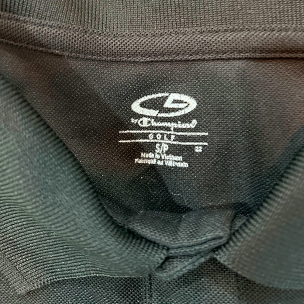 ♣️GUC - C9 BY CHAMPION MENS GOLF POLO SHIRT - SIZE SMALL - COLOR BLACK ♣️